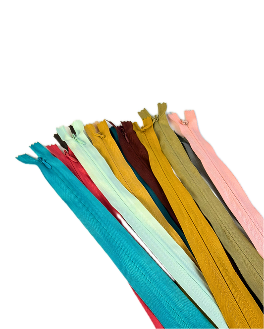 Invisible Zipper Pack of 6 (multiple colors)